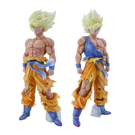 Dragon Ball Z Battle-Damaged Goku Anime Figure Statue (Approx. 44 cm)