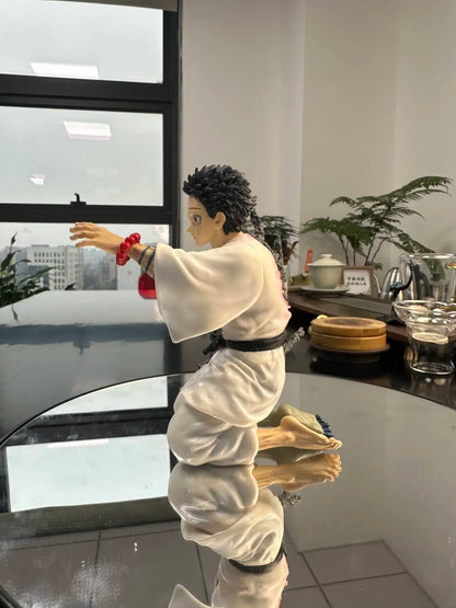 Demon Slayer Akaza Anime Action Figure Collectible Model (Approx. 17 cm)