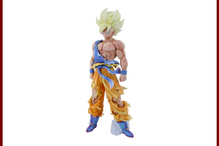 Dragon Ball Z Battle-Damaged Goku Anime Figure Statue (Approx. 44 cm)