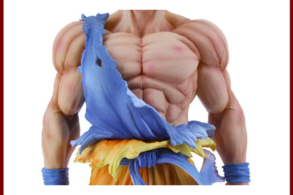 Dragon Ball Z Battle-Damaged Goku Anime Figure Statue (Approx. 44 cm)