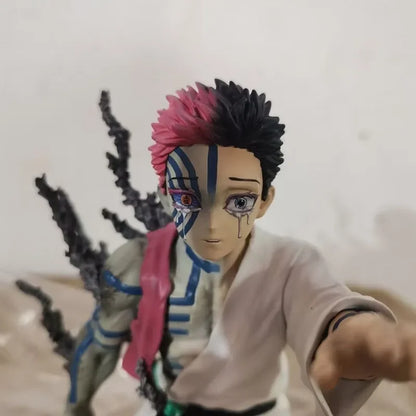 Demon Slayer Akaza Anime Action Figure Collectible Model (Approx. 17 cm)