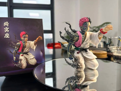 Demon Slayer Akaza Anime Action Figure Collectible Model (Approx. 17 cm)