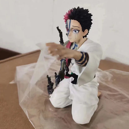 Demon Slayer Akaza Anime Action Figure Collectible Model (Approx. 17 cm)