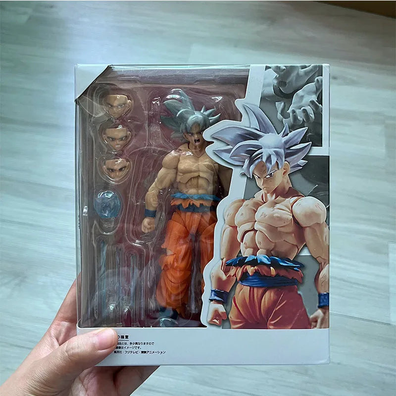 Dragon Ball Z Super White-Haired Son Goku Action Figure (Approx. 16 cm)