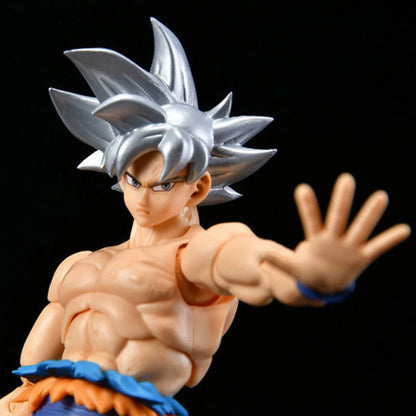 Dragon Ball Z Super White-Haired Son Goku Action Figure (Approx. 16 cm)