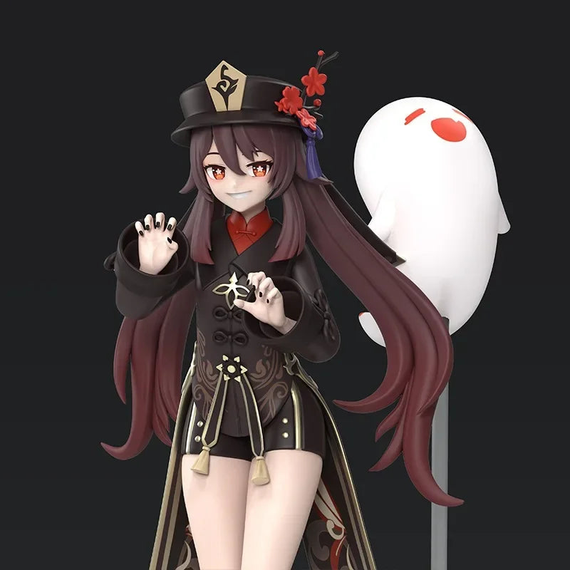 Genshin Impact Hu Tao Action Figure (Approx. 19 cm)