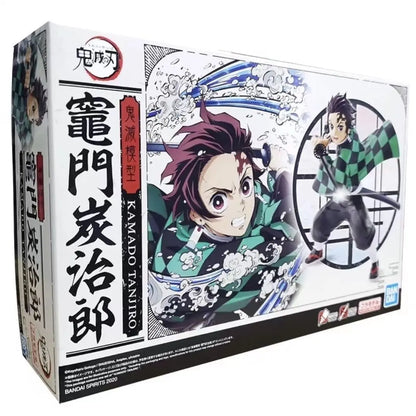 Demon Slayer Action Figures Assembly Model Set (Approx. 15–17 cm)