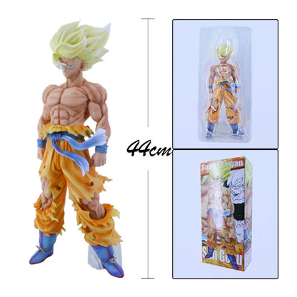 Dragon Ball Z Battle-Damaged Goku Anime Figure Statue (Approx. 44 cm)