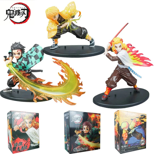 Demon Slayer Blade of Ghost Extinction Fighting Anime Figure (Approx. 14–22 cm)
