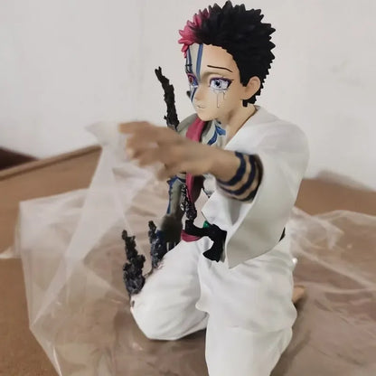 Demon Slayer Akaza Anime Action Figure Collectible Model (Approx. 17 cm)