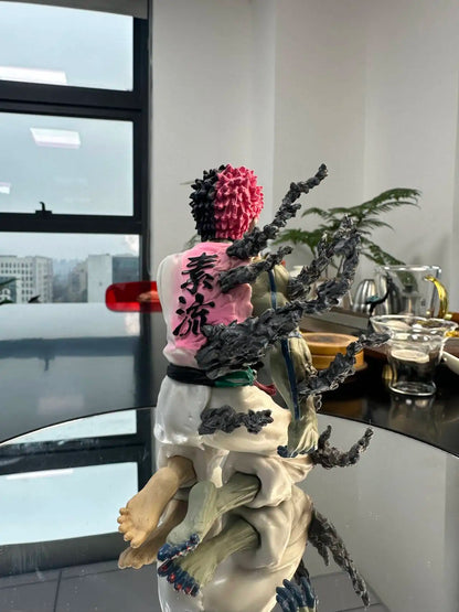 Demon Slayer Akaza Anime Action Figure Collectible Model (Approx. 17 cm)