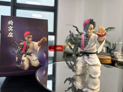 Demon Slayer Akaza Anime Action Figure Collectible Model (Approx. 17 cm)