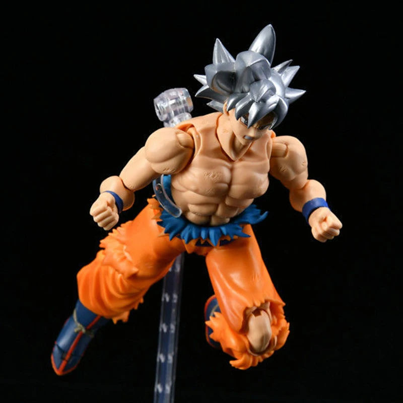 Dragon Ball Z Super White-Haired Son Goku Action Figure (Approx. 16 cm)