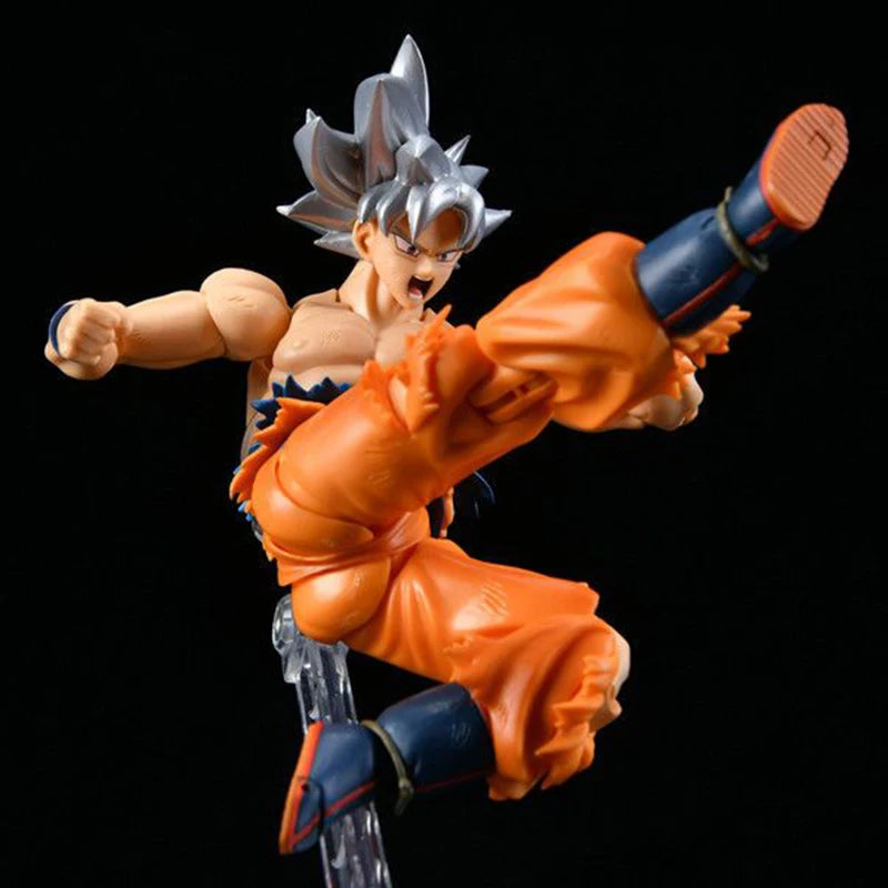 Dragon Ball Z Super White-Haired Son Goku Action Figure (Approx. 16 cm)