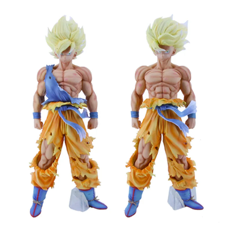 Dragon Ball Z Battle-Damaged Goku Anime Figure Statue (Approx. 44 cm)