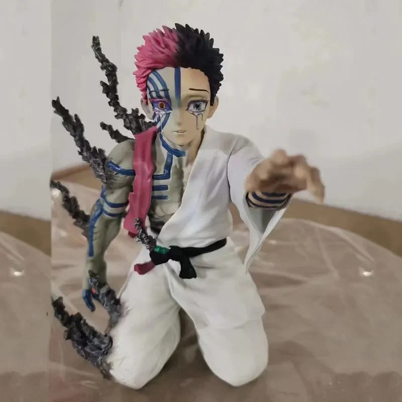 Demon Slayer Akaza Anime Action Figure Collectible Model (Approx. 17 cm)