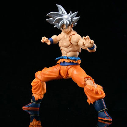Dragon Ball Z Super White-Haired Son Goku Action Figure (Approx. 16 cm)