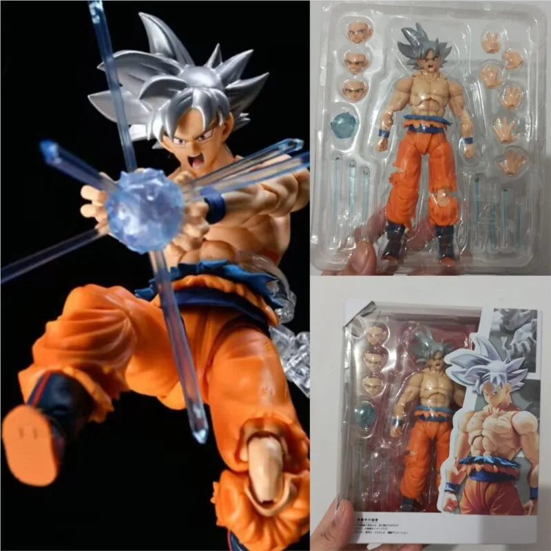 Dragon Ball Z Super White-Haired Son Goku Action Figure (Approx. 16 cm)