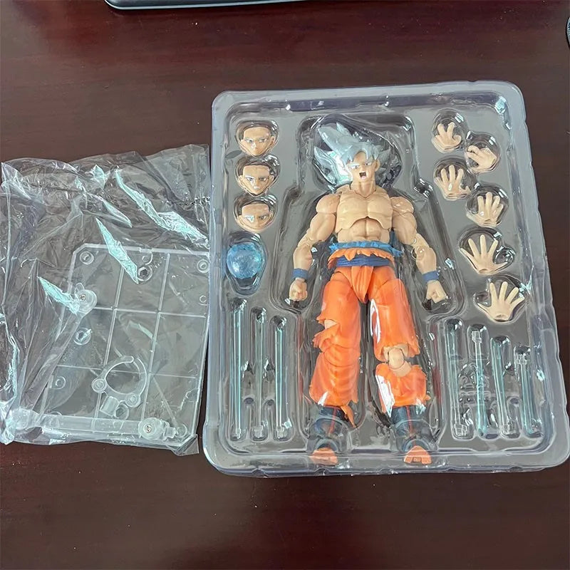 Dragon Ball Z Super White-Haired Son Goku Action Figure (Approx. 16 cm)
