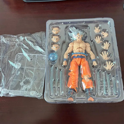 Dragon Ball Z Super White-Haired Son Goku Action Figure (Approx. 16 cm)