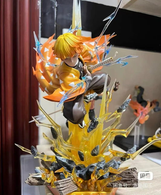 Demon Slayer - Zenitsu Agatsuma Double-Headed Luminous Figure (Approx. 35 cm)